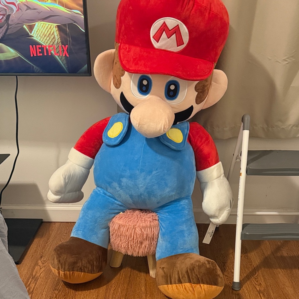 Giant Super Mario doll